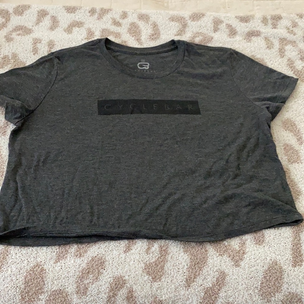 Cyclebar Cropped Short Sleeve Tee